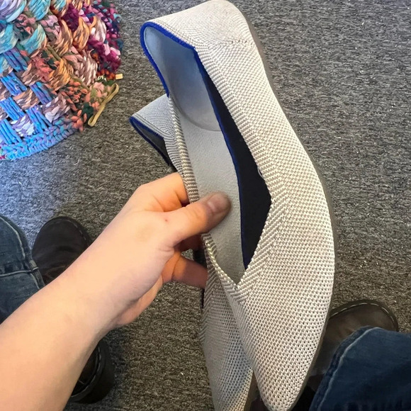 Rothy’s Cream Gray Pointed Flats, size 7.5 - Picture 8 of 8